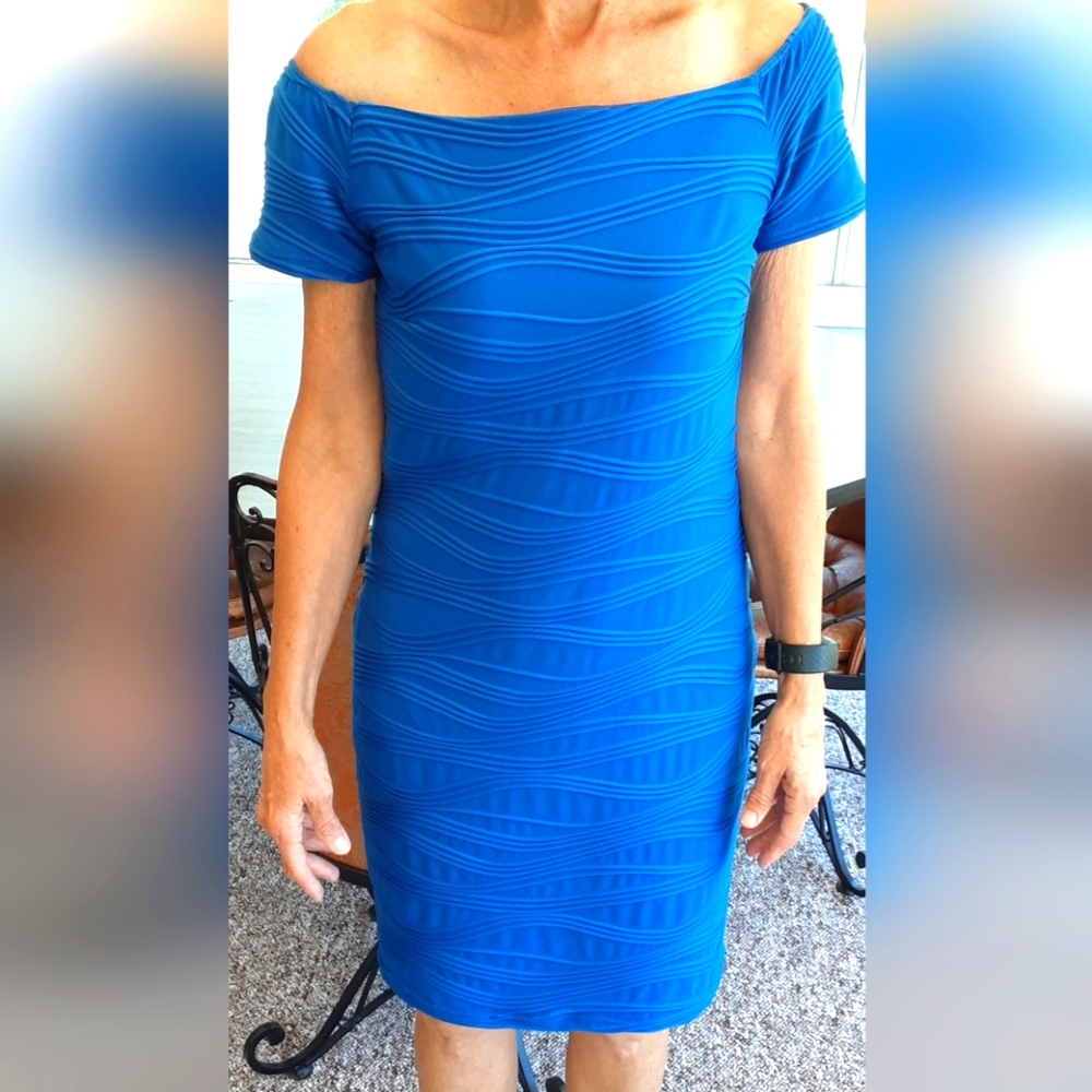 Nueva Blue Cocktail Dress, Size 6